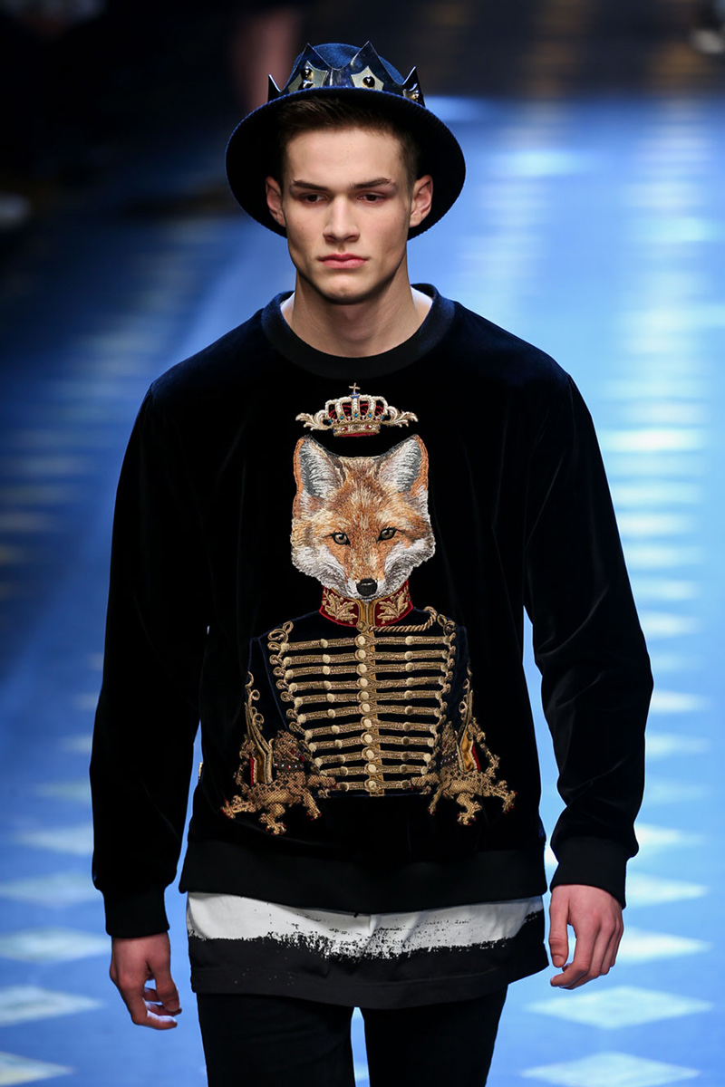 Dolce gabbana fox clearance sweater