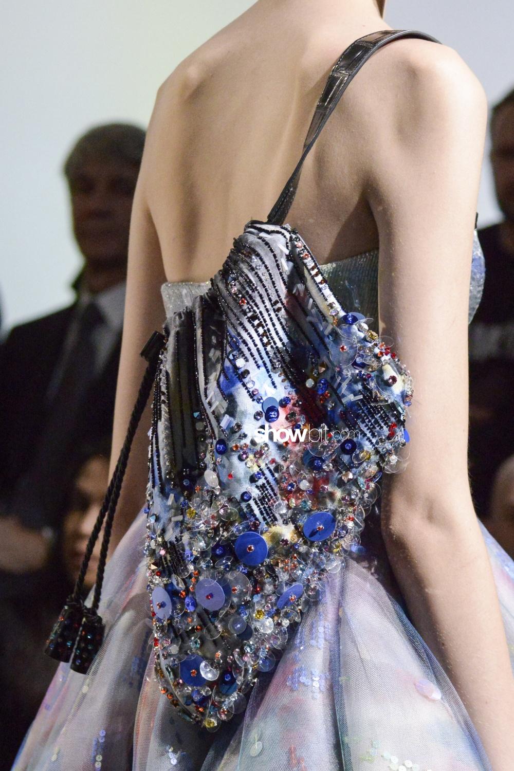 Giorgio Armani Prive bags close-up Haute Couture Spring Summer 2018 Parigi