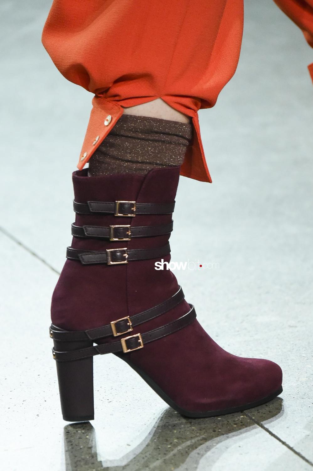 Marcel Ostertag close-up shoes Woman Fall Winter 2018 New York