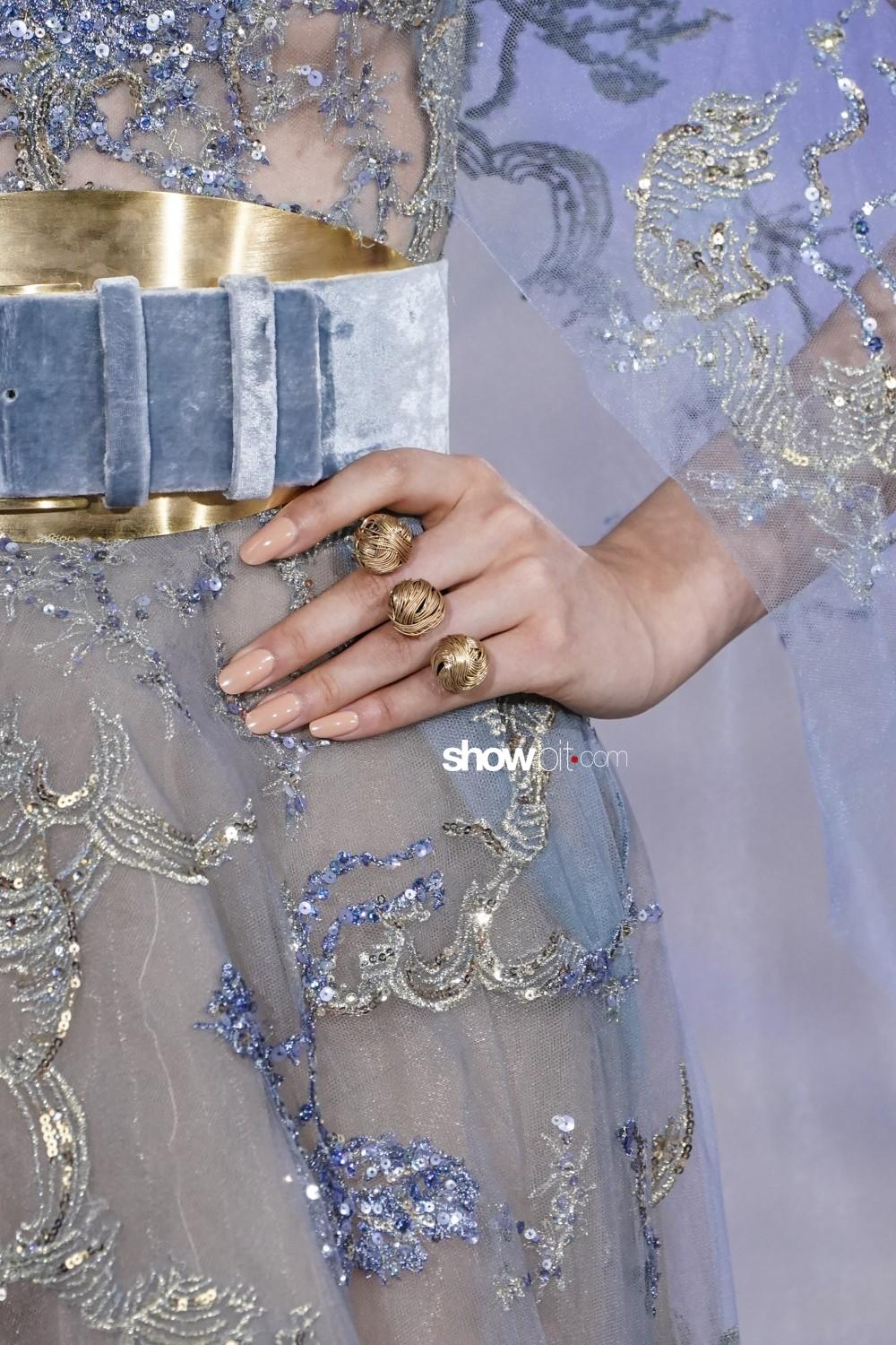 Elie Saab close-up Haute Couture Fall Winter 2019 Paris Accessories